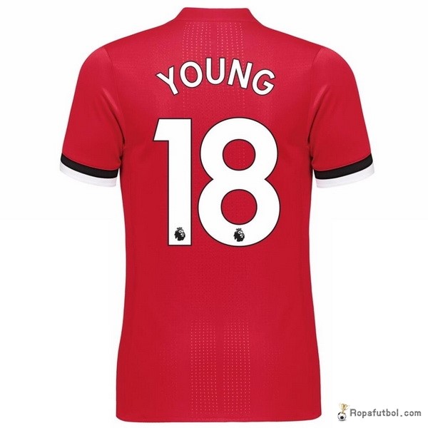 Camiseta Manchester United Replica Primera Ropa Young 2017/18